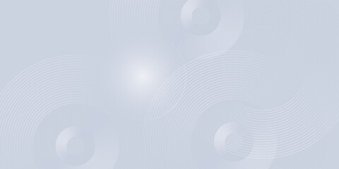 Abstract grey background with dynamic circle lines.