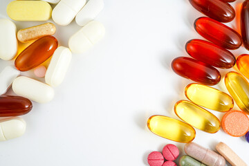 vitamin supplements capsules pill, softgel, fish oil, omega 3, vitamin E