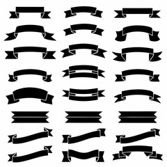 Ribbon Set Vector  Icons