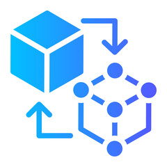  Digital twin icon