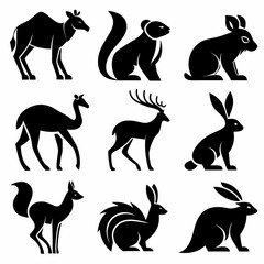 Animals vector set