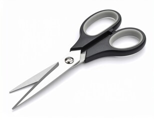 Fototapeta premium Standard Office & Craft Scissors: Everyday Cutting Tool on white background 