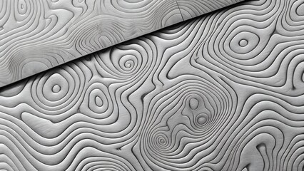 Diamond-Cut Damascus Steel Texture with Bold Charcoal Silver Flowing Design