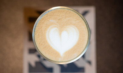 coffee cup and coffee beans