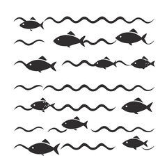 Fish Set Vector Art, Icons, and Graphics