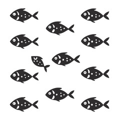 Fish Set Vector Art, Icons, and Graphics