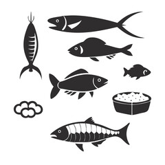 Fish Set Vector Art, Icons, and Graphics