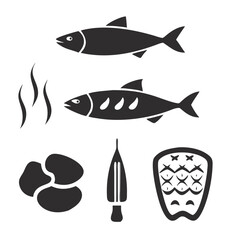 Fish Set Vector Art, Icons, and Graphics