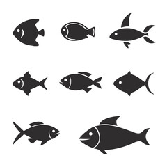 Fish Set Vector Art, Icons, and Graphics