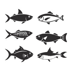 Fish Set Vector Art, Icons, and Graphics