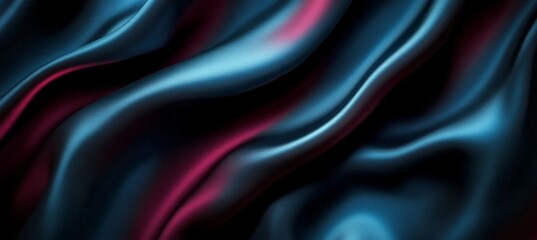 Obraz premium Elegant Silky Wavy Reflective Textile Texture Background for Modern Design and Decor, Smooth Effect