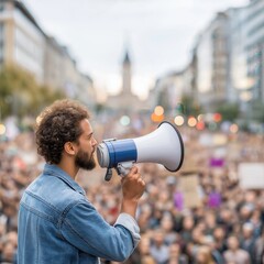 Vibrant Urban Activism: Empowered Community Leaders Amplifying Voices for Social Change