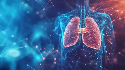 Digital Anatomy of Human Lungs in Chest