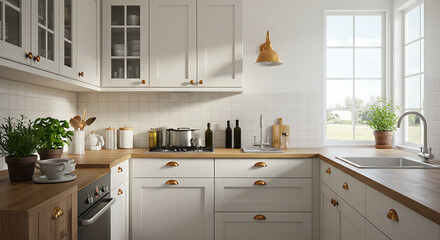 modern kitchen interior
