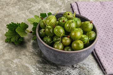 Ripe sweeet and juicy gooseberry