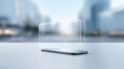 Smart device with holographic interface representing next generation mobile innovation