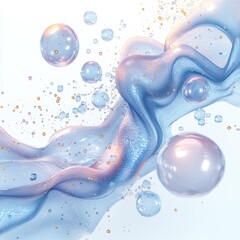 abstract background with bubbles
