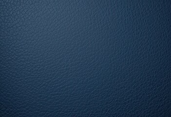 Textured Navy Blue Synthetic Leather Background with Coarse Grain and Matte Finish