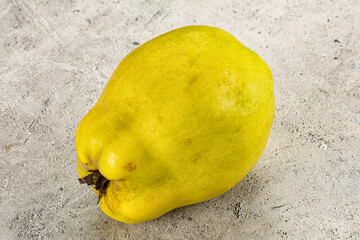Ripe sweet fresh juicy quince