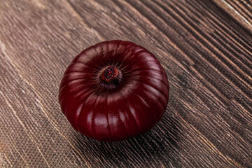 Ripe purple onion for cooking