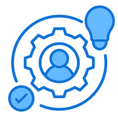 Competency Wheel  Icon Element For Design
