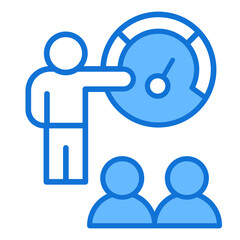 Performance Coaching  Icon Element For Design
