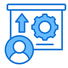 Individual Development Plan  Icon Element For Design
