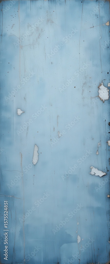Fototapete sky blue distressed texture with light marks - customizable text space for designs
