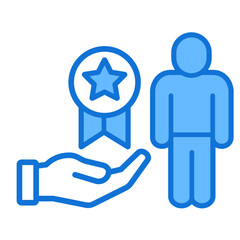 Recognition And Rewards  Icon Element For Design
