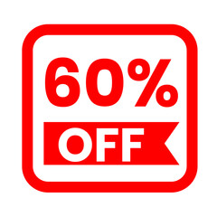 60% off tag