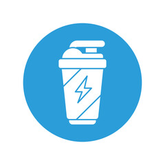 Protein shake Vector Icon which can easily modify or edit