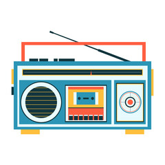 International Radio Day – Retro Boombox
