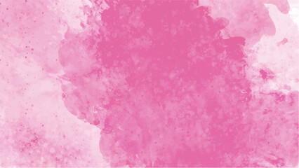 Pink watercolor background with copyspace for your design. vector.