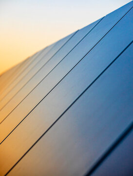 Sunset solar farm in Texas