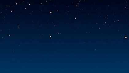 Fototapeta premium Night Sky with Stars, and Dark Blue.