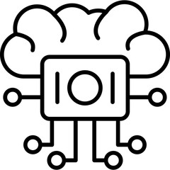 CloudEdge Icon Vector Element 