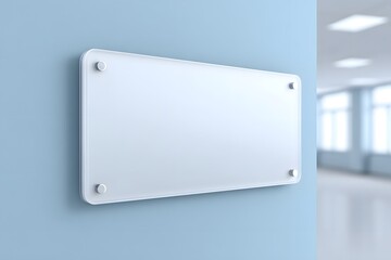 Customizable glass door sign mockup for businesses modern office environment high-quality visual content