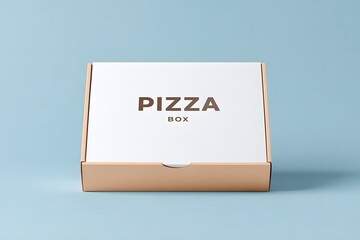 Isometric pizza box mockup set for creative design studio environment graphic presentation