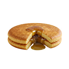 Giant Pancake: Delicious Sweet Treat with Golden Syrup