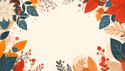 Autumn floral arrangement display seasonal decor graphic design vibrant colors close-up view nature-inspired aesthetic