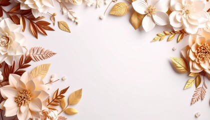 Elegant floral arrangement studio setting digital artwork minimalist style close-up perspective nature-inspired aesthetic