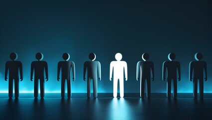 a group of stylized human figures