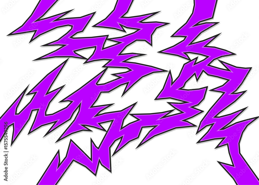 Poster simple background with lightning effect pattern and with some copy space area