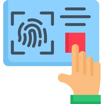 Fingerprint Scanner Icon