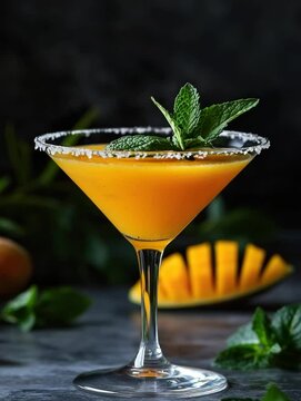 aam panna martini indian cocktail