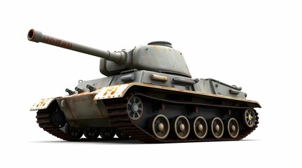 Vintage military tank showcasing historical design