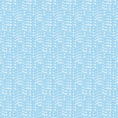 Icy Blue Honeysuckle Seamless Pattern