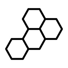 Honeycomb Vector Line Icon Design