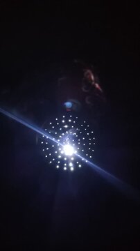 Path of Light Through Tiny Portals