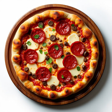 Title: Delicious Detroit-Style Pizza with Crispy Crust and Melted Cheese
